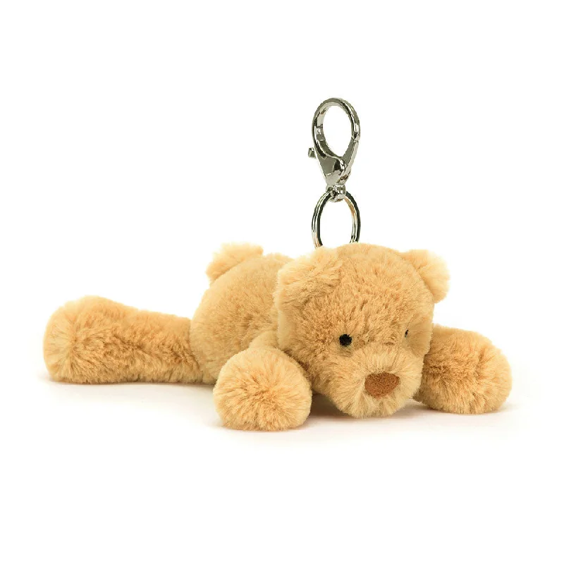 Cuddly and delightful Jellycat naptime buddiesJellycat Smudge Bear Bag Charm 5"