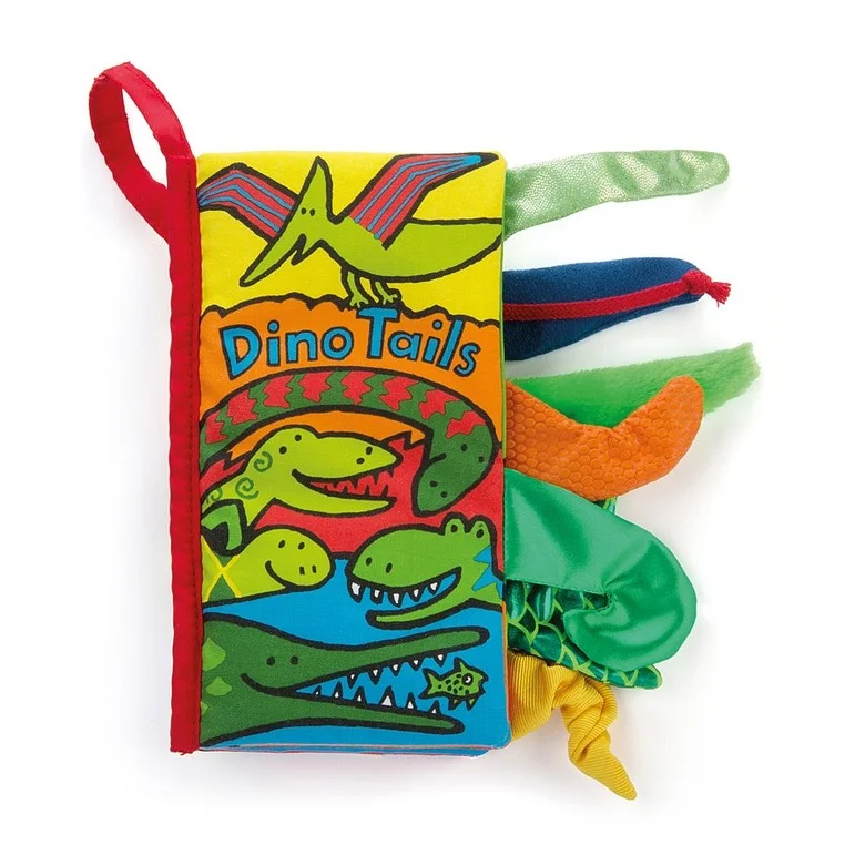 Cuddly and delightful Jellycat naptime buddiesJellycat Soft Book Dino Tails
