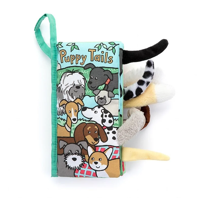 Adorable and snuggly Jellycat toysJellycat Soft Book Puppy Tails
