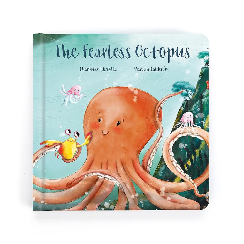 Sweet and endearing Jellycat stuffiesJellycat The Fearless Octopus Book