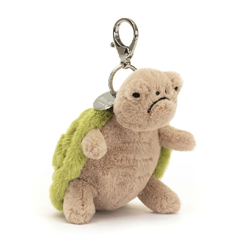 Fluffy and comforting Jellycat superior materialsJellycat Timmy Turtle Bag Charm 6"