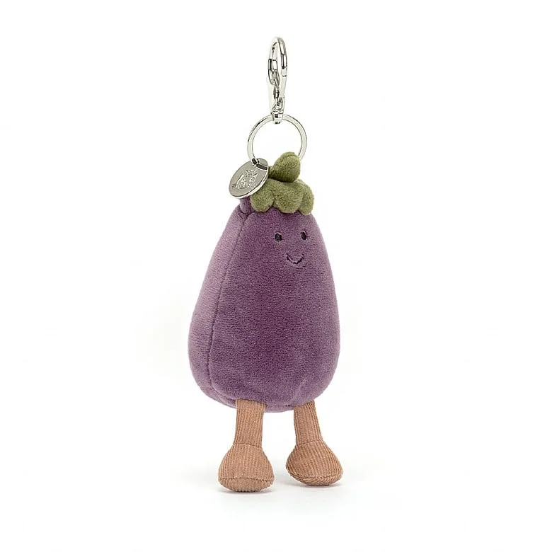 Huggable and comforting Jellycat creationsJellycat Vivacious Eggplant Charm 5"