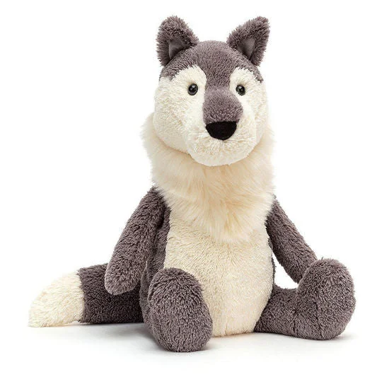 Cuddly and snuggly Jellycat snuggle partnersJellycat Woodruff Wolf 11"