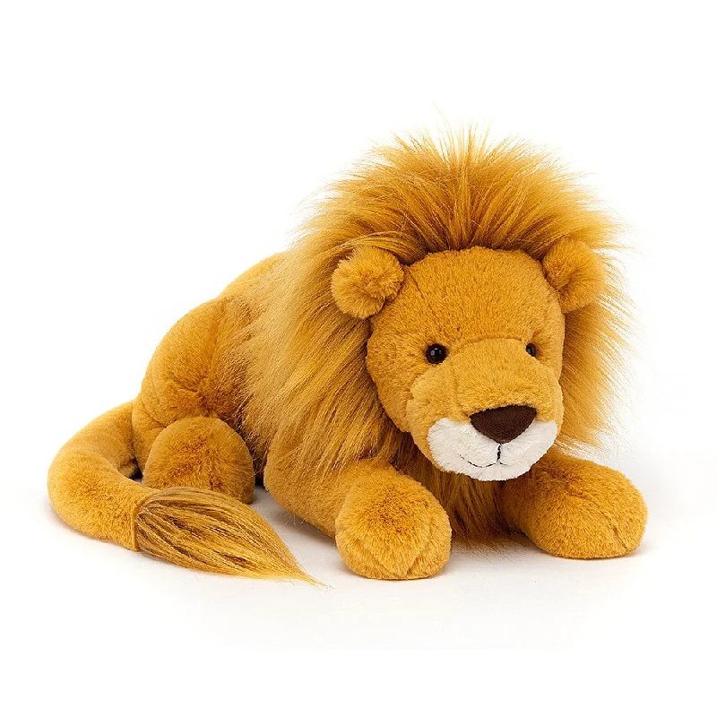 Huggable and comforting Jellycat creationsLouie Lion Teddybear for 12m Plus