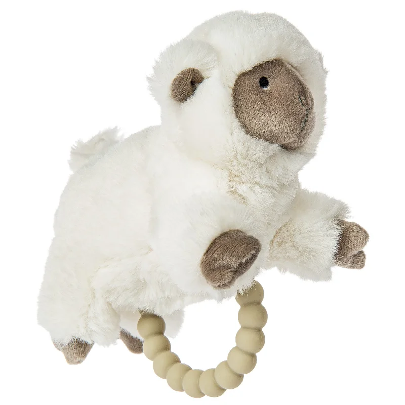 Adorable and gentle Jellycat friendsMary Meyer Teether Rattle Luxey Lamb