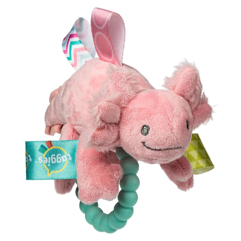 Huggable and comforting Jellycat creationsMary Meyer Taggies® Teether Rattle Lizzy Axolotl Huggable and comforting Jellycat creationsMary Meyer Taggies® Teether Rattle Lizzy Axolotl