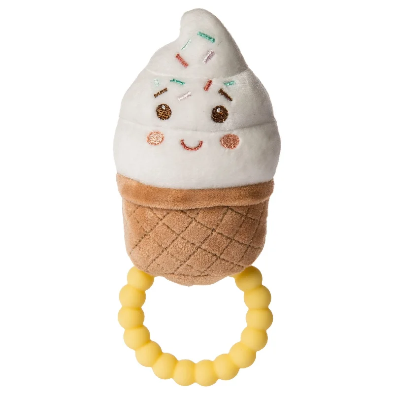 Sweet and endearing Jellycat stuffiesMary Meyer Teether Rattle Sprinkly Ice Cream