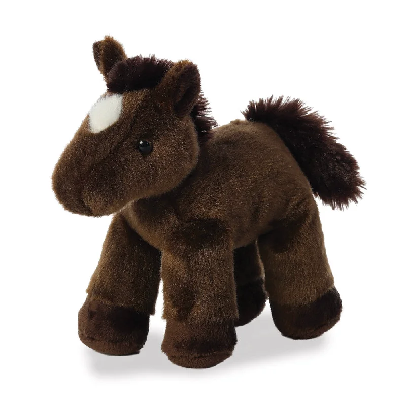 Colorful and vibrant plush creationsMini Flopsies Chestnut the Horse Soft Toy