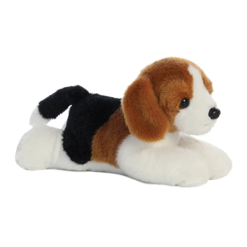 Sweet and innocent stuffed animalsMini Flopsies Homer Beagle Dog Soft Toy