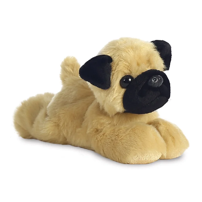 Adorable and tiny stuffed crittersMini Flopsies Mr Pugster Pug Soft Toy