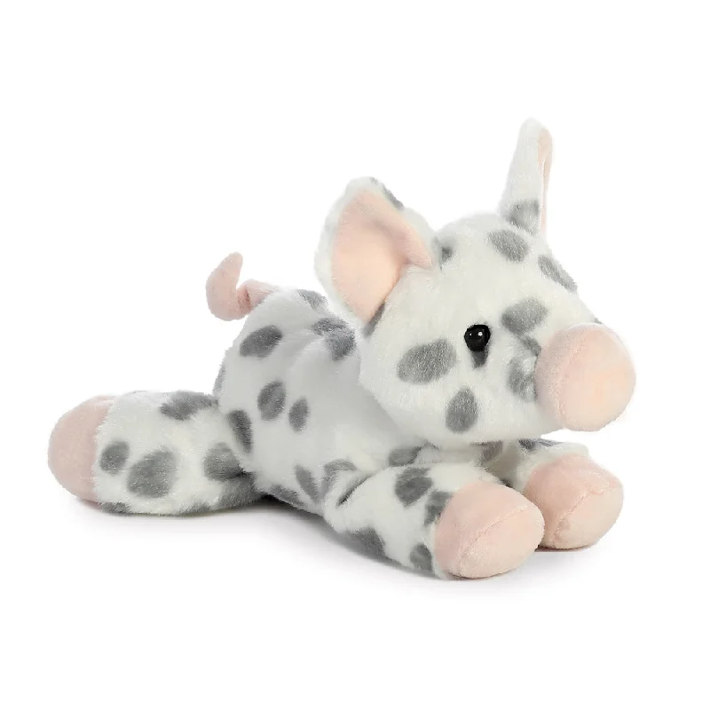 Delightful and enchanting plush friendsMini Flopsies Spotted Pig Soft Toy