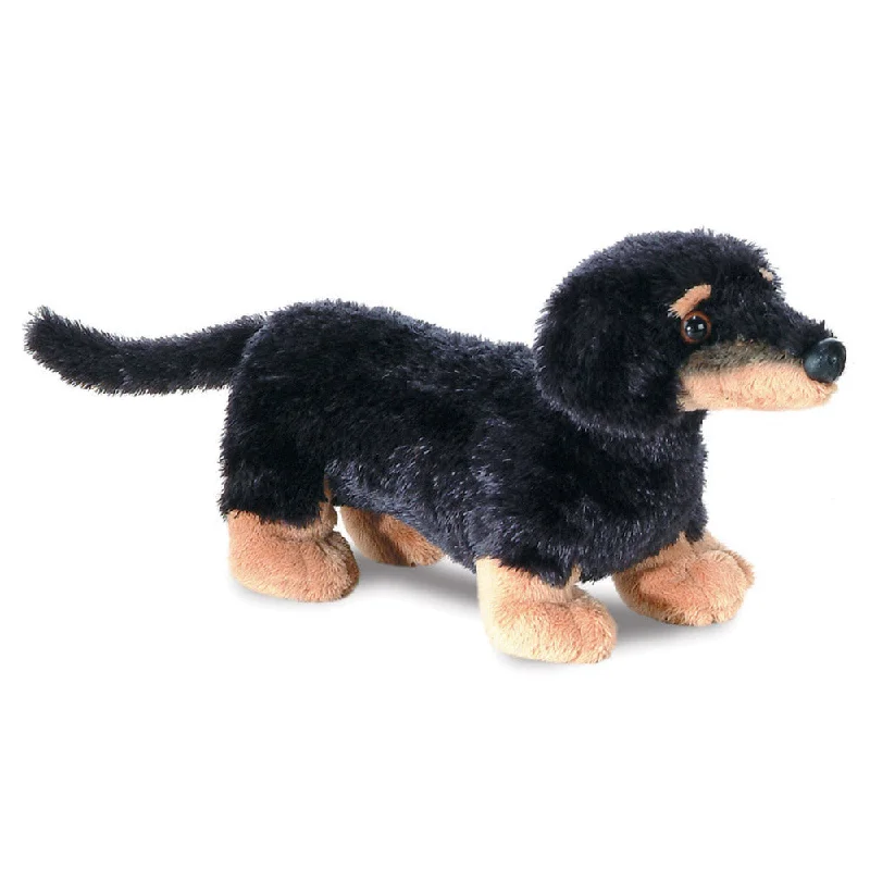 Soft and squishy plush crittersMini Flopsies Vienna Dachshund Soft Toy
