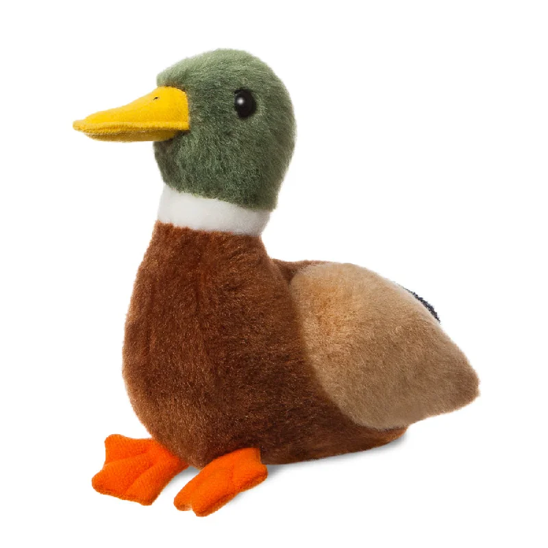Playful and cheerful stuffed creaturesMini Flopsies Mallard Duck Soft Toy