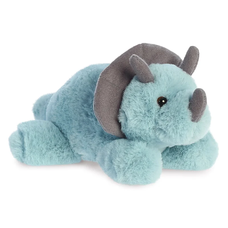 Cuddly and comforting plush charactersMini Flopsies Triceratops Soft Toy