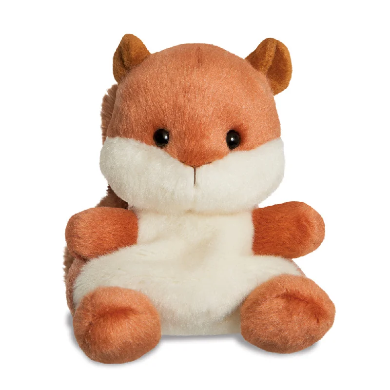 Sweet and innocent stuffed animalsPalm Pal Nibbles Squirrel Soft Toy