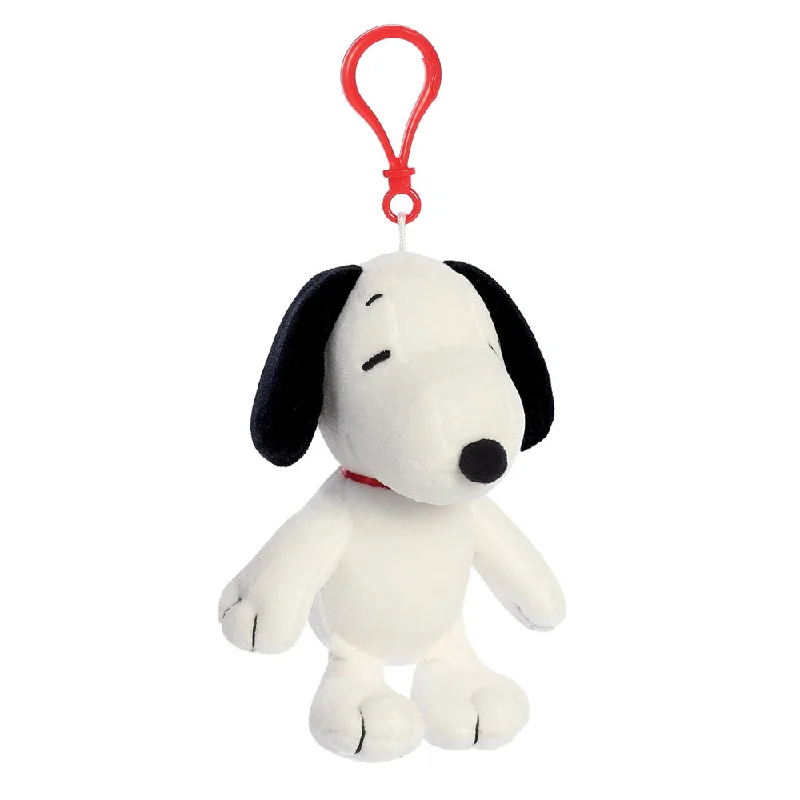 Friendly and approachable plush friendsPeanuts™ 4.5" Snoopy Key clip