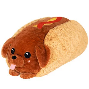 Friendly and approachable plush friendsPlush, Dachshund Hot Dog