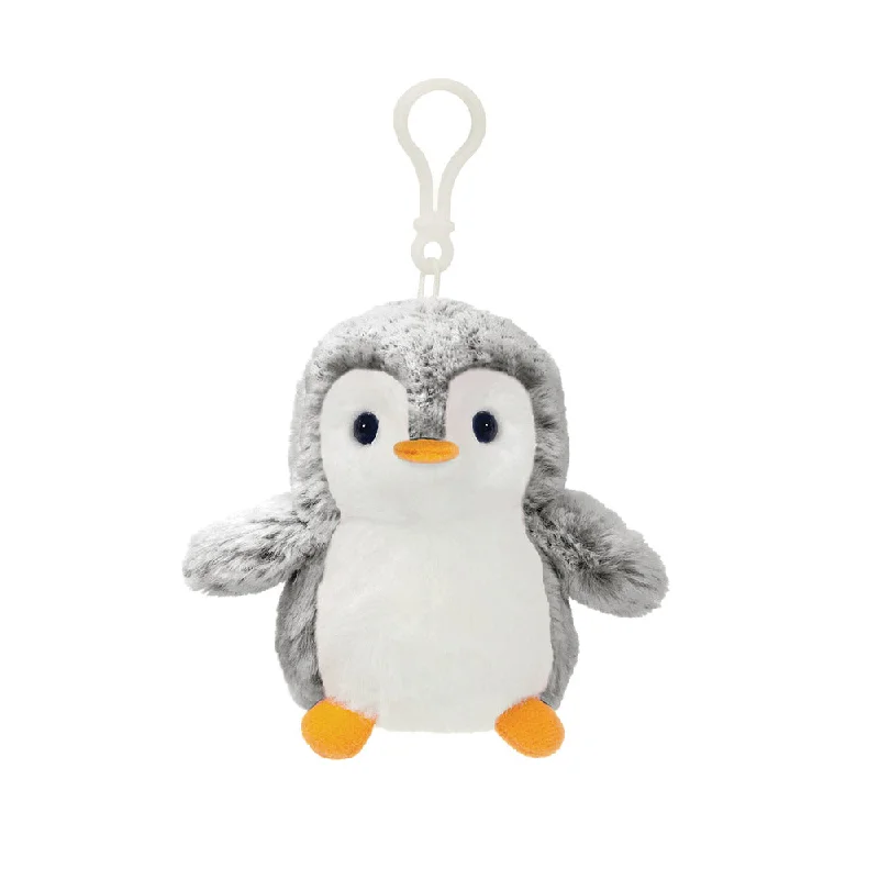Soft and cuddly stuffed animalsPomPom Backpack Clip Grey