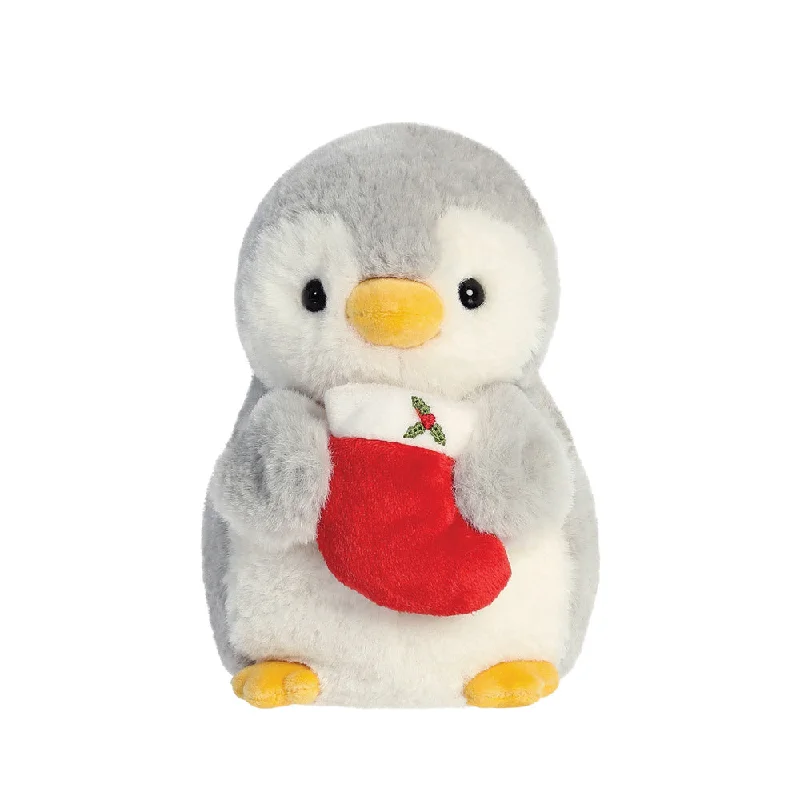Adorable and charming plush figuresPomPom Penguin w/Stocking Soft Toy