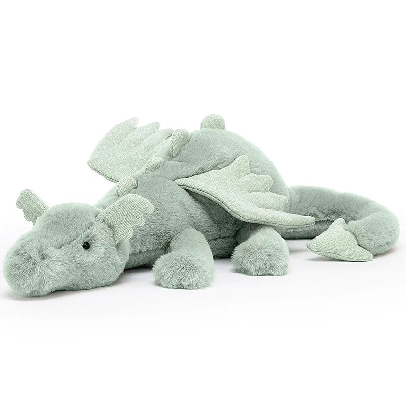 Plush and comforting Jellycat figuresSage Dragon Large