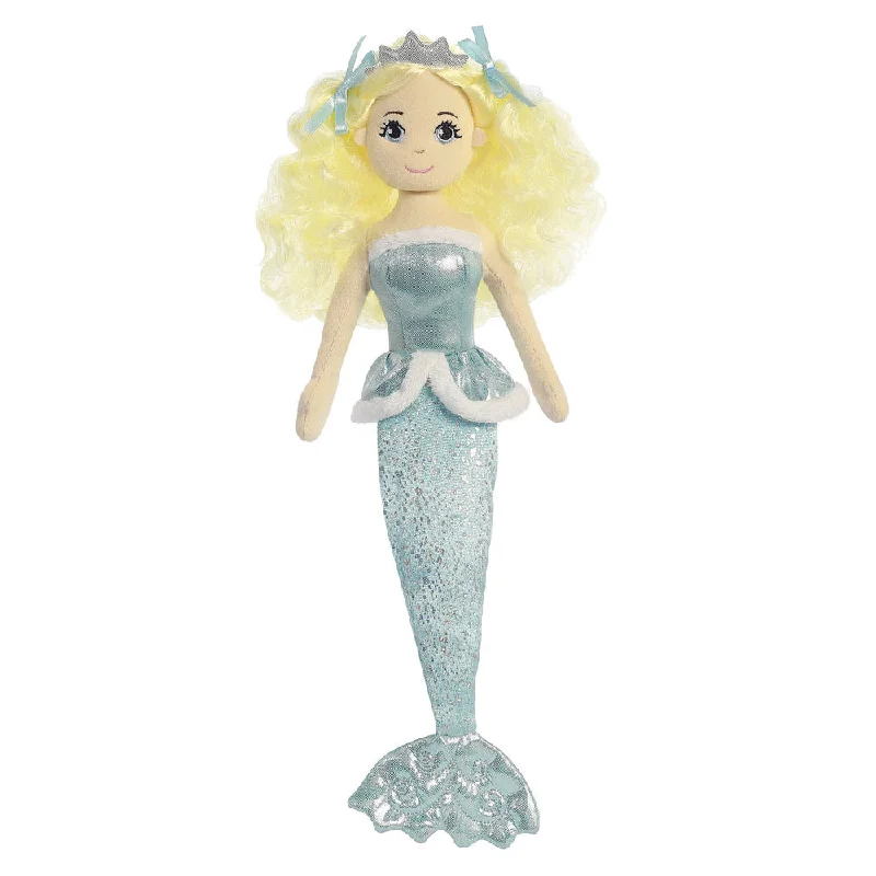 Adorable and tiny stuffed crittersSea Shimmers Neva Mermaid Soft Toy