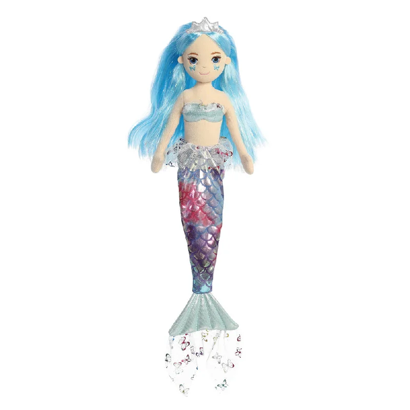 Adorable and tiny stuffed crittersSea Sparkles Butterfly Mermaid Soft Toy