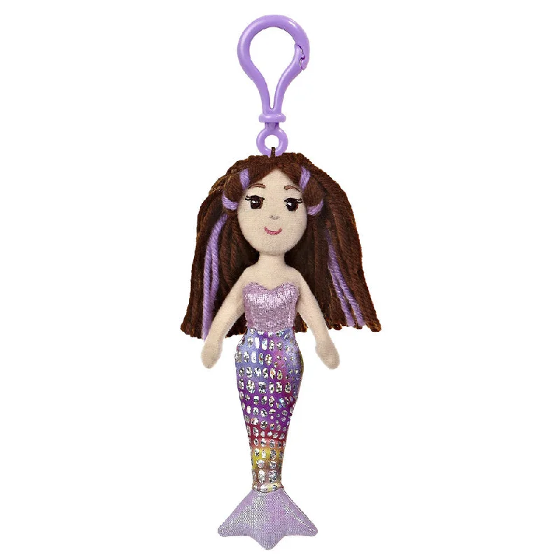 Fluffy and warm toy companionsSea Sparkles mermaid - Merissa - Backpack Clip