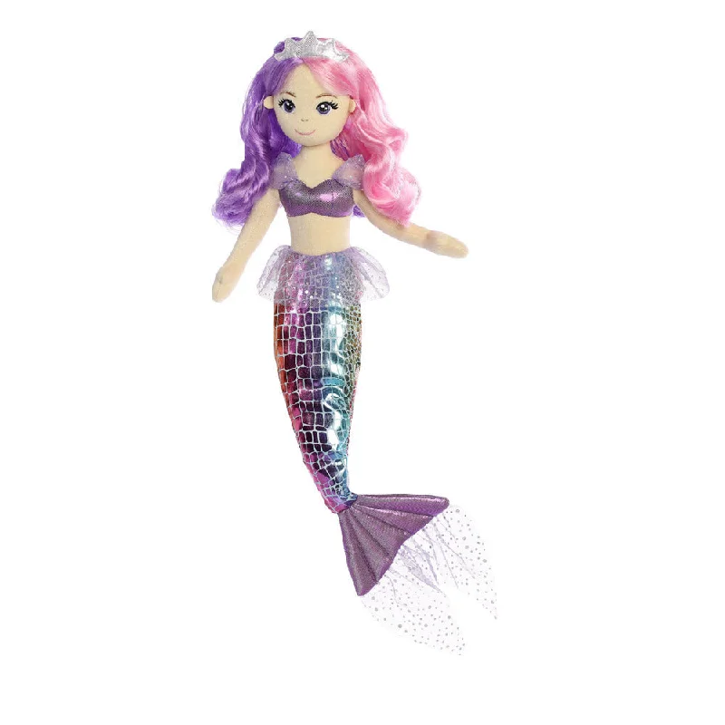 Cuddly and comforting plush charactersSea Sparkles Pastel Sea Iris Mermaid Soft Toy