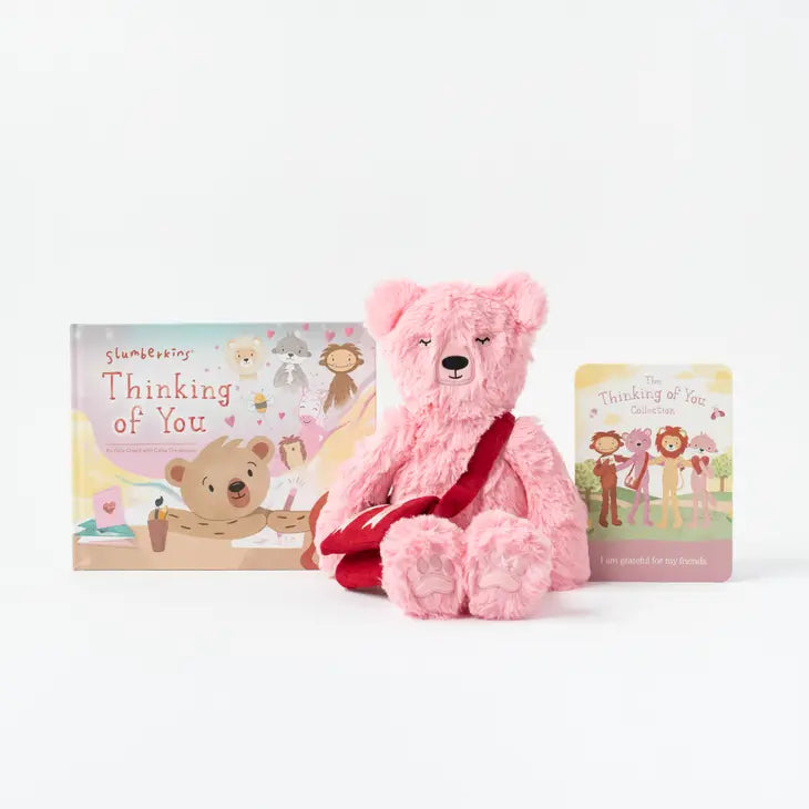 Sweet and innocent stuffed animalsSlumberkins, Honey Bear Kin Peony