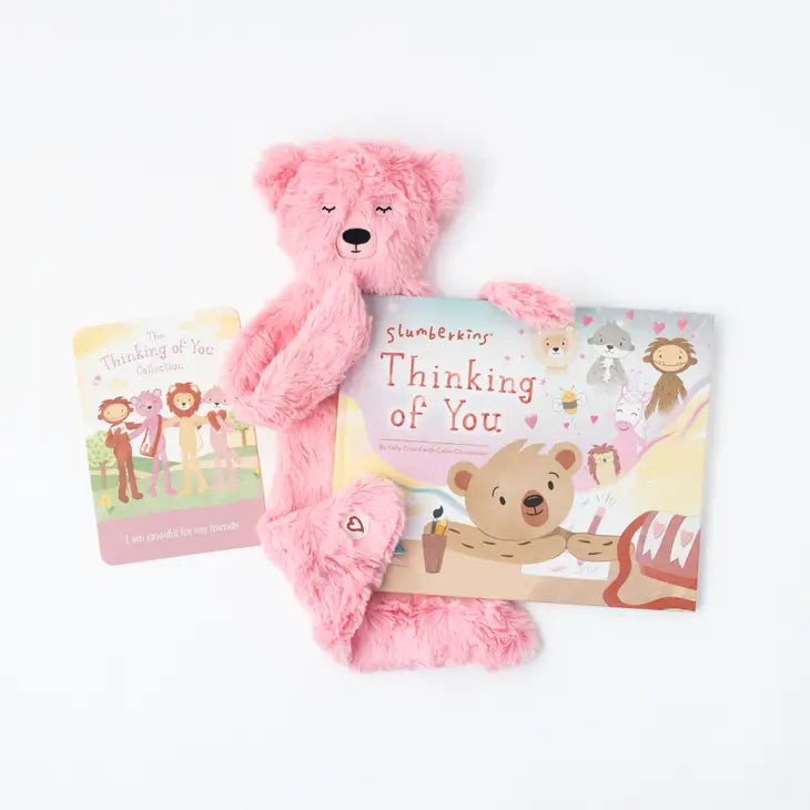 Soft and cuddly stuffed animalsSlumberkins, Honey Bear Snuggler Peony