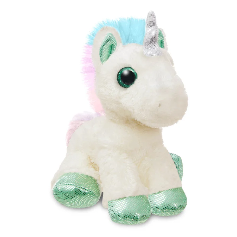 Soft and squishy plush crittersSparkle Tales Bubbles Unicorn Soft Toy