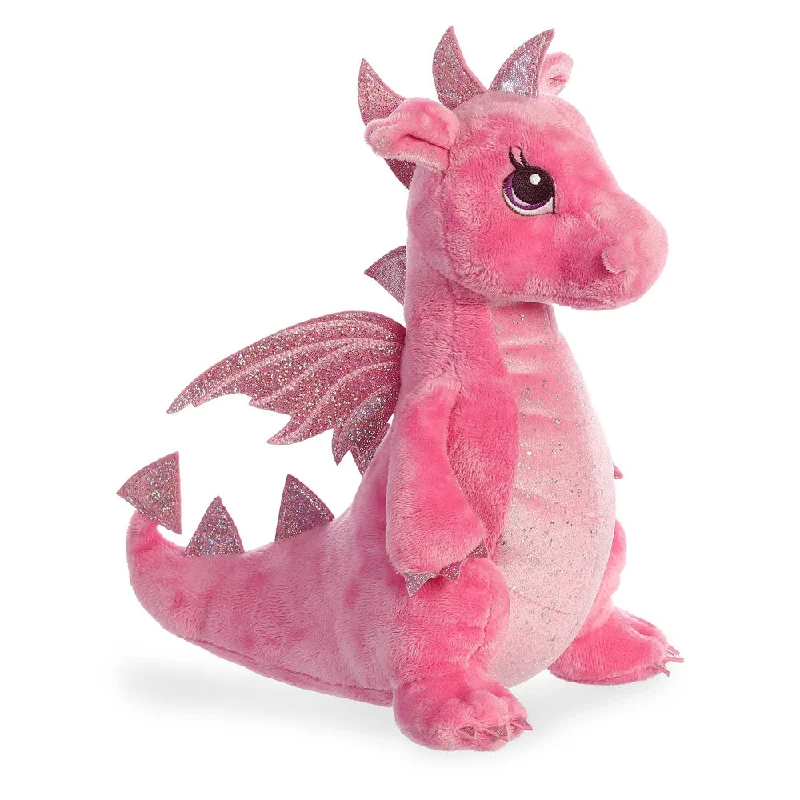 Soft and cuddly stuffed animalsSparkle Tales Dahlia Pink Dragon Soft Toy