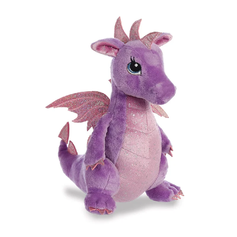 Cheerful and happy stuffed figuresSparkle Tales Larkspur Dragon Soft Toy