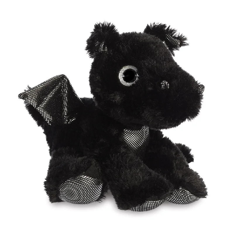 Soft and squishy plush crittersSparkle Tales Onyx Dragon Soft Toy
