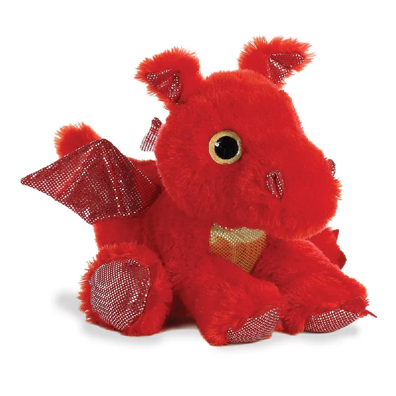 Cheerful and happy stuffed figuresSparkle Tales Sizzle Dragon Soft Toy