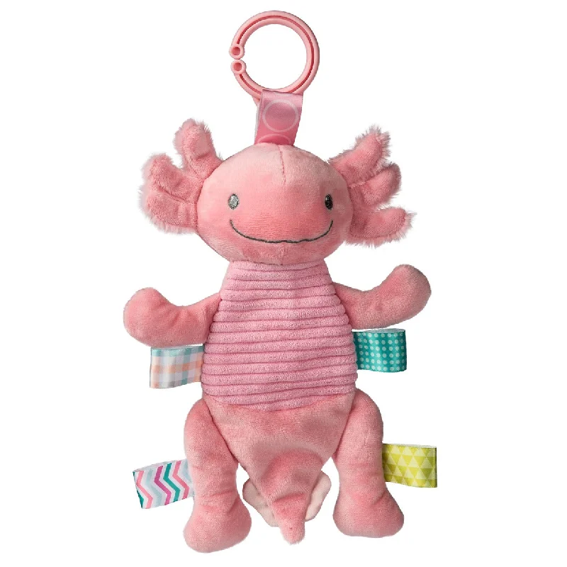 Huggable and sweet Jellycat all-around favoritesTaggies™ Crinkie - Axolotl Pink