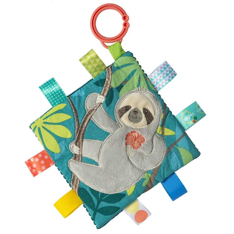 Adorable and gentle Jellycat friendsTaggies™ Crinkle Me Molasses Sloth