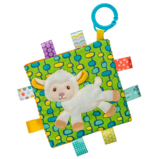 Soft and charming Jellycat designsTaggies™ Crinkle Me Sherbet Lamb