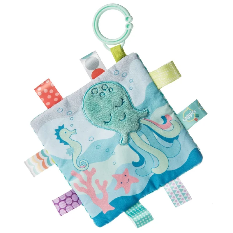 Cuddly and snuggly Jellycat snuggle partnersTaggies™ Crinkle Me Sleepy Seas