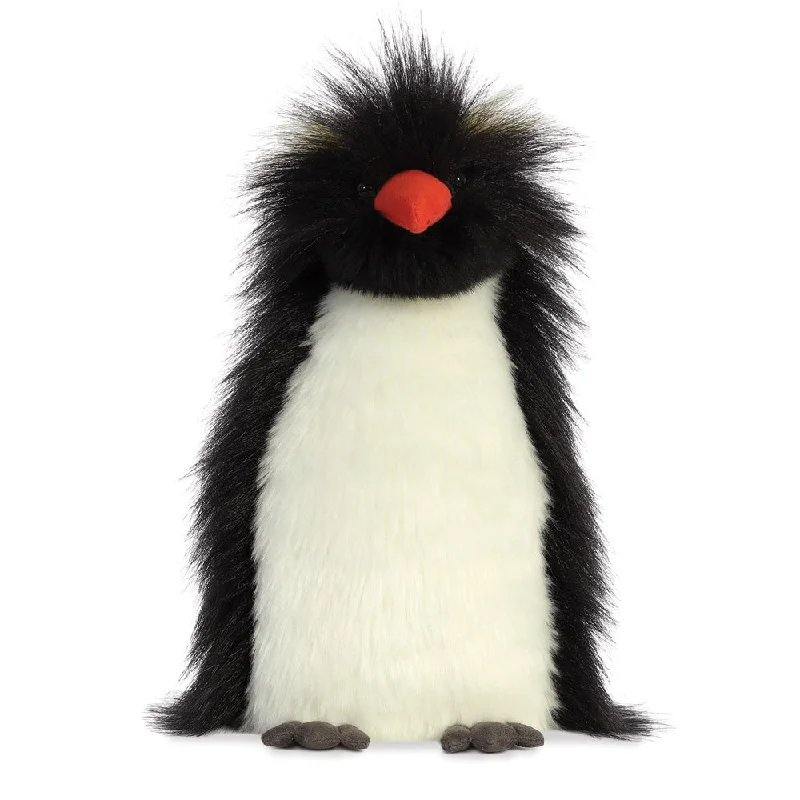 Fluffy and warm toy companionsTheo the Rockhopper Penguin Soft Toy