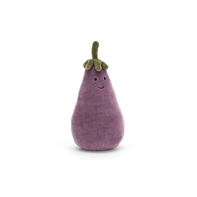 Playful and cheerful stuffed creaturesVivacious Vegetable - Aubergine Soft Toy