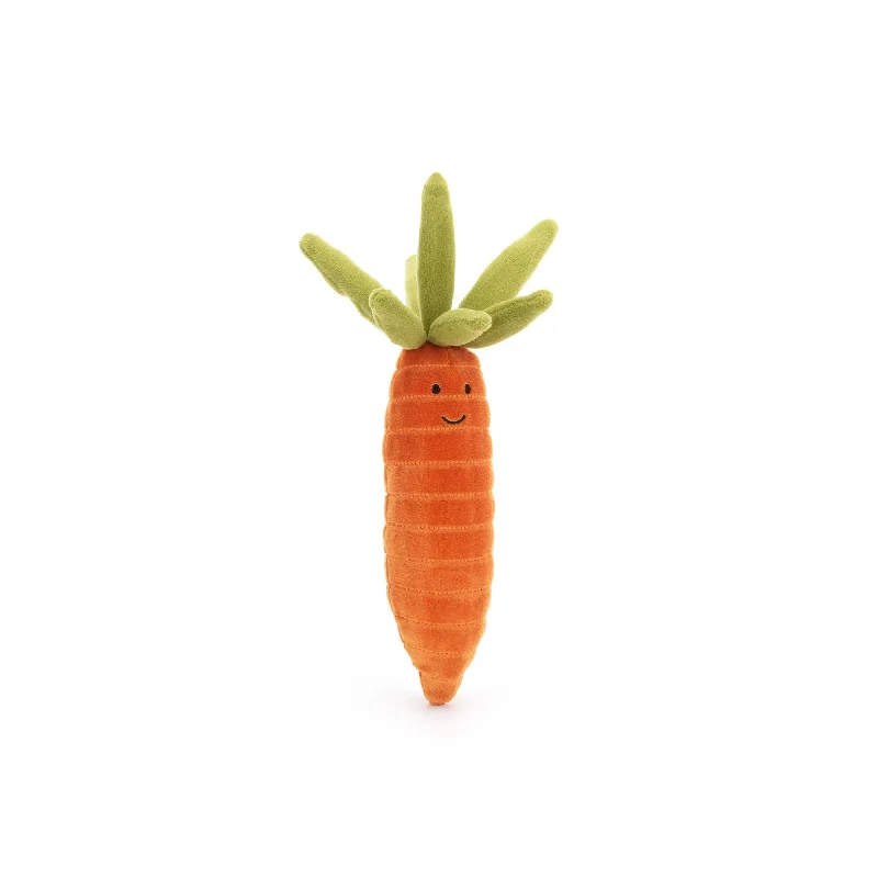 Adorable and charming plush figuresVivacious Vegetable - Carrot Soft Toy