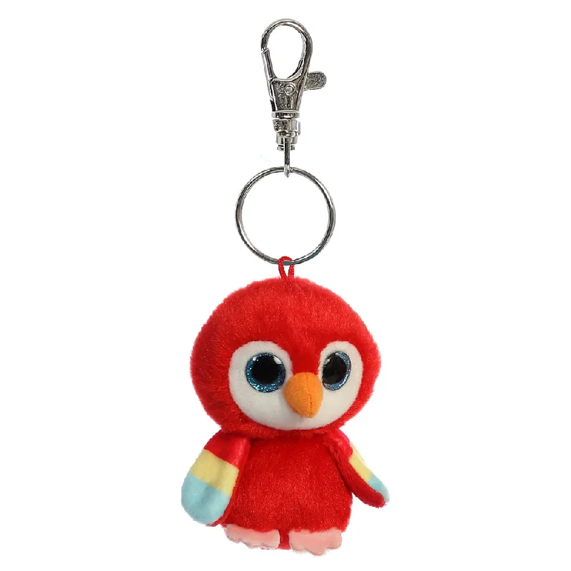 Cuddly and comforting plush charactersYooHoo, Lora Parrot Key Clip