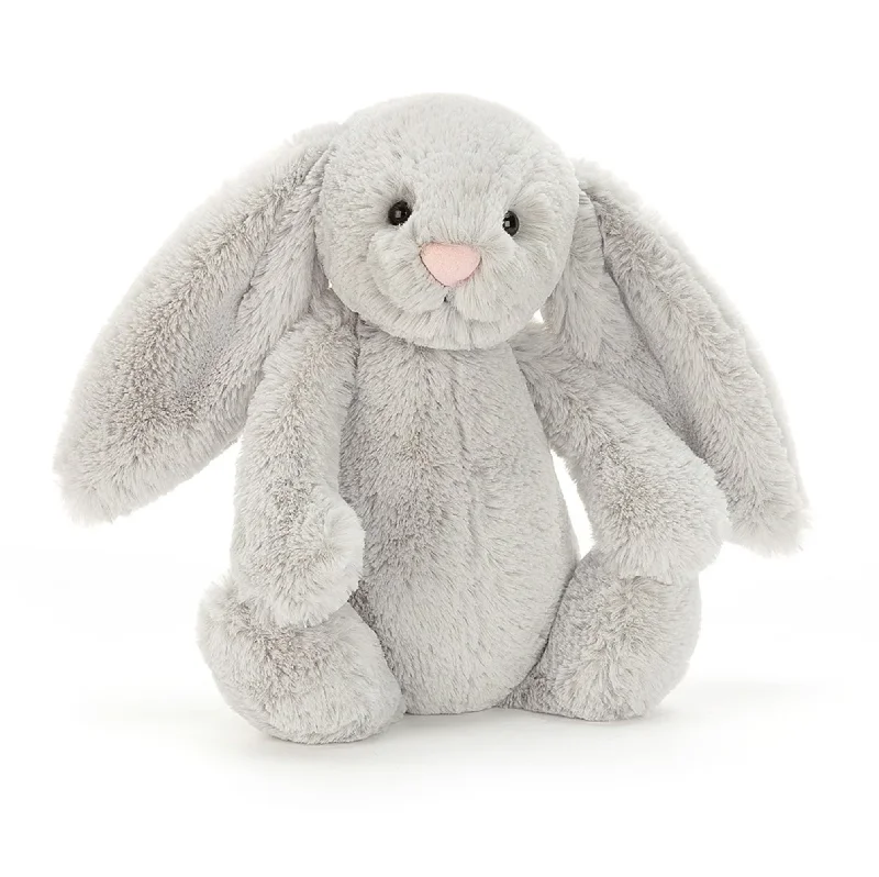 Adorable and plush Jellycat emotional support friendsSilver Bashful Bunny - Medium