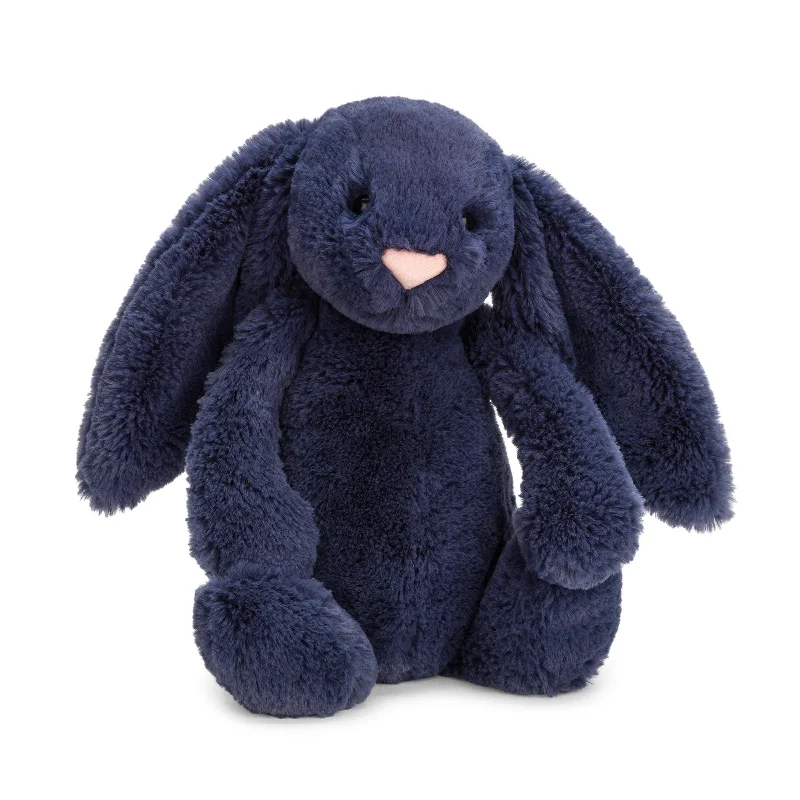 Cuddly and endearing Jellycat timeless appealBashful Navy Bunny Original (Medium)