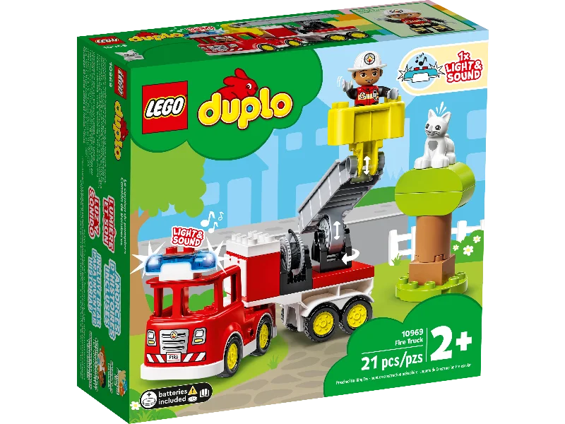 Seamlessly fitting LEGO connectionsLEGO® DUPLO® Fire Truck 10969