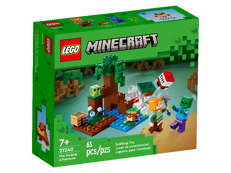 Promoting spatial awareness LEGOLEGO® Minecraft™ The Swamp Adventure 21240