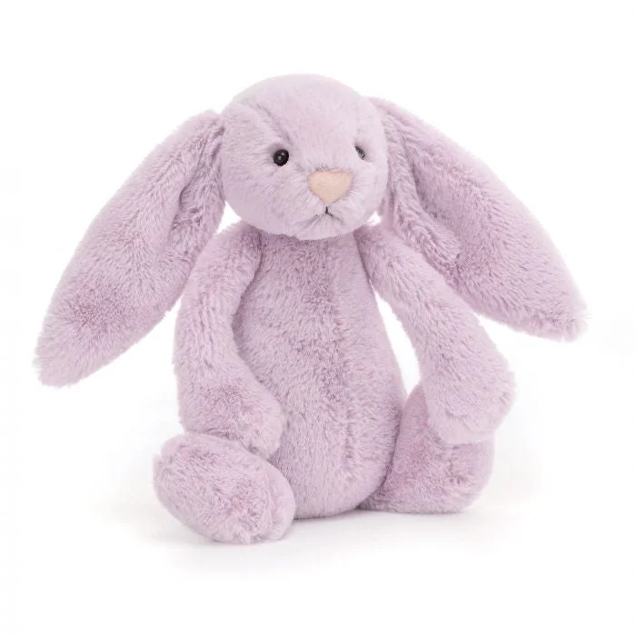 Cozy and gentle Jellycat attention to detailLilac Bashful Bunny - Small