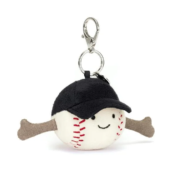 Sweet and endearing Jellycat stuffiesJellycat Amuseable Sports Baseball Bag Charm 7"