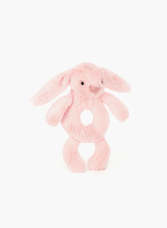 Cuddly and snuggly Jellycat snuggle partnersJellycat Bashful Bunny Ring Rattle in Pink Cuddly and snuggly Jellycat snuggle partnersJellycat Bashful Bunny Ring Rattle in Pink